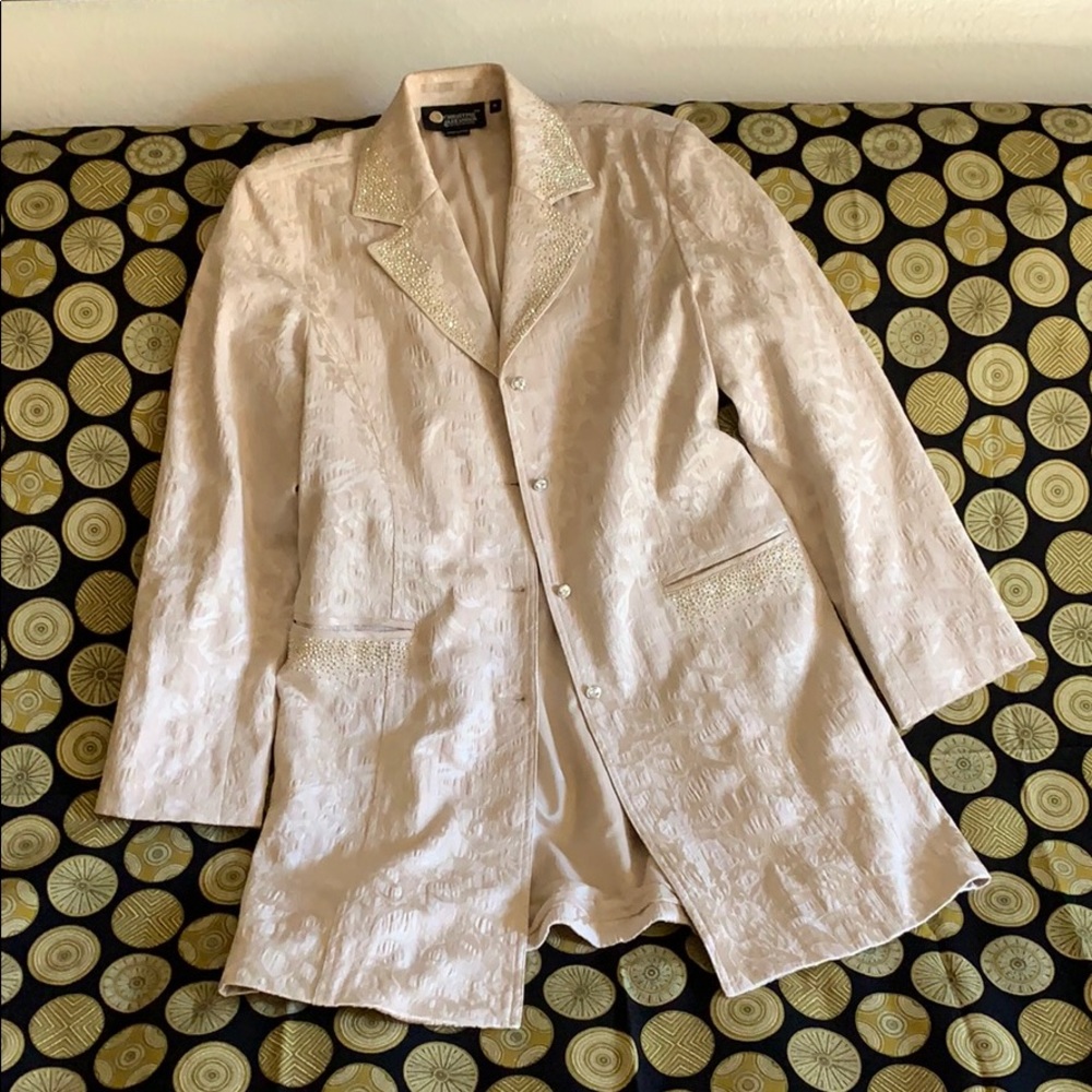 Brocade Evening hip length Dress Jacket
